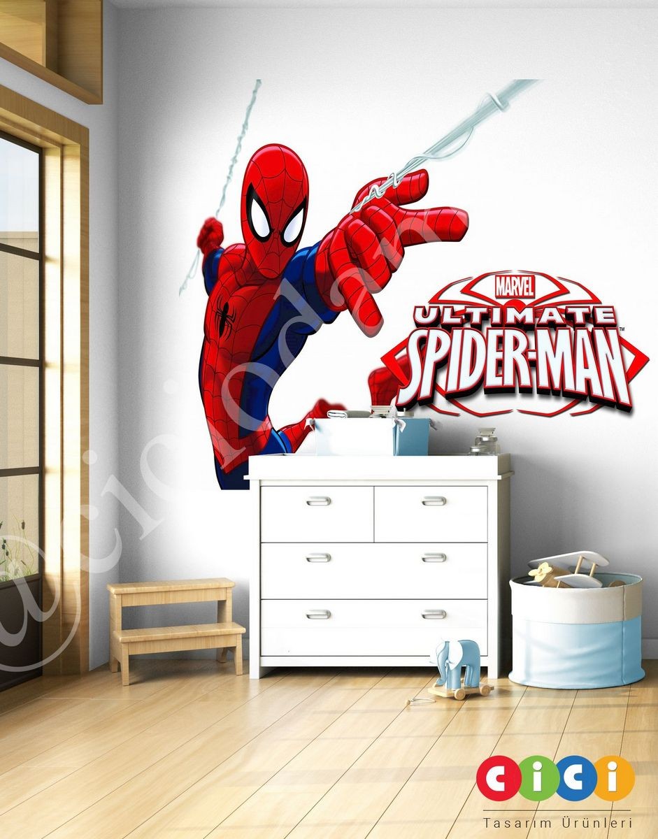 Marvel Ultımate Spiderman  Çocuk Odası Duvar Kağıdı