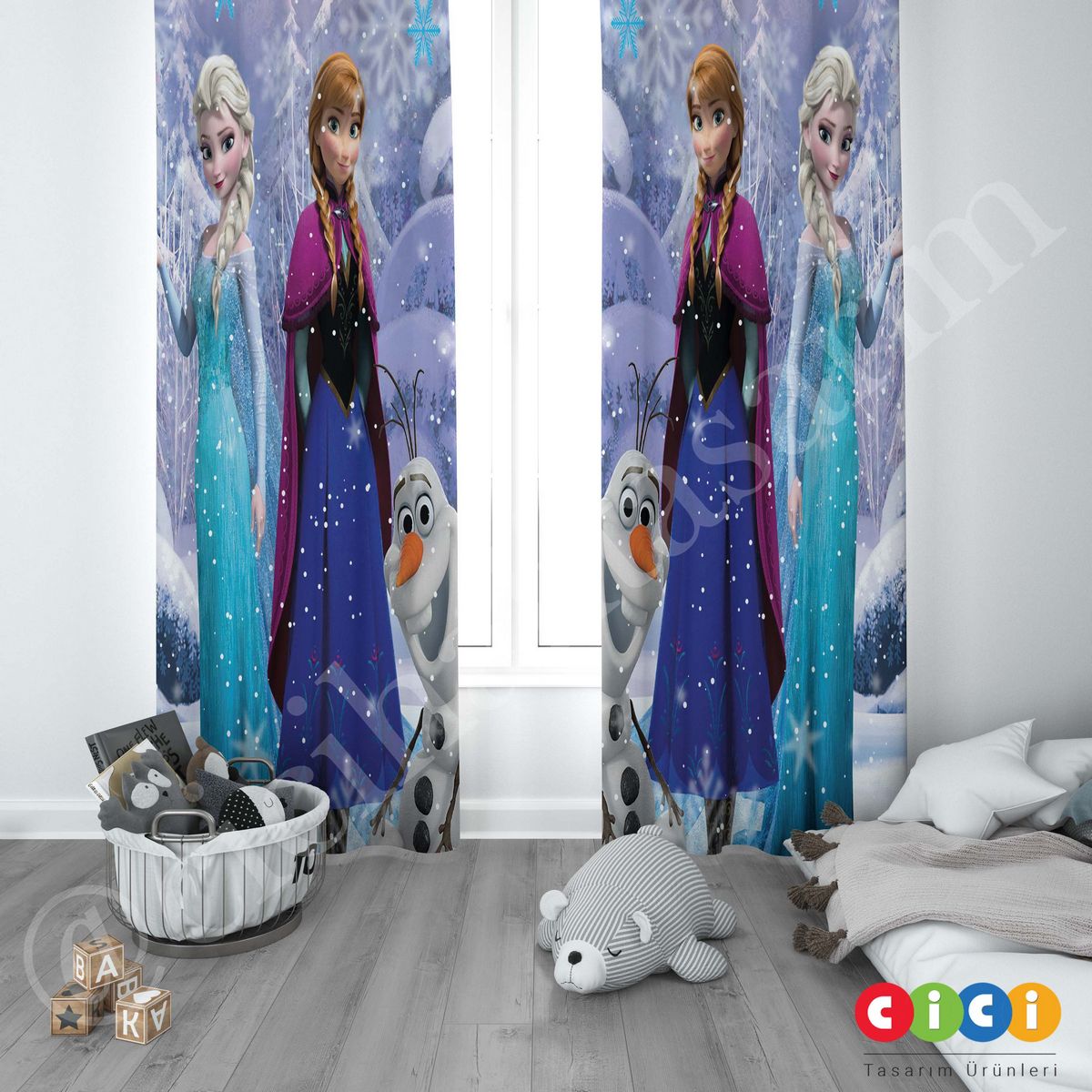 Frozen Elsa ve Anna Çocuk Halısı