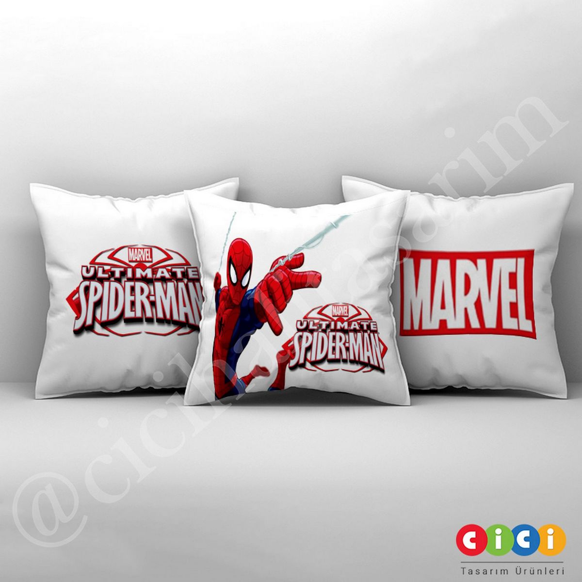 Marvel Ultımate Spiderman  Çocuk Odası Abajur