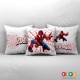 Marvel Lacivert Kırmızı Spiderman  Kırlent Kılıfı