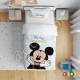 Mickey Mouse ve Mavi Puantiyeler Duvar Tablo